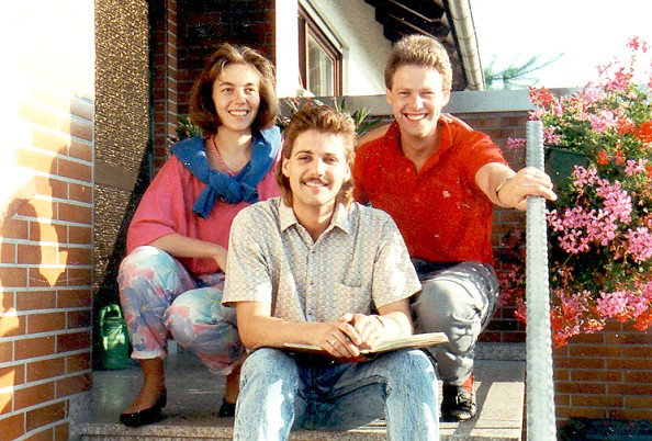 1988 Rolina und Peter Grasmeijer und Bram Floria, Foto: Gerhard Bachor
